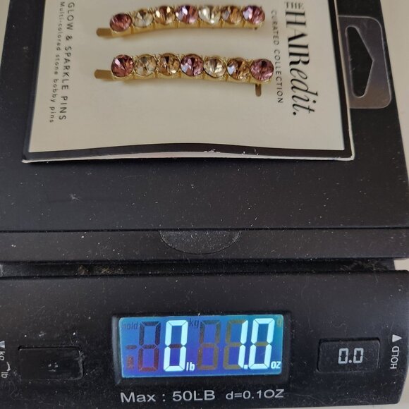 The HAIRedit Glow & Sparkle Multi-Colored Stone Bobby Pins Hair Clips - Picture 6 of 6